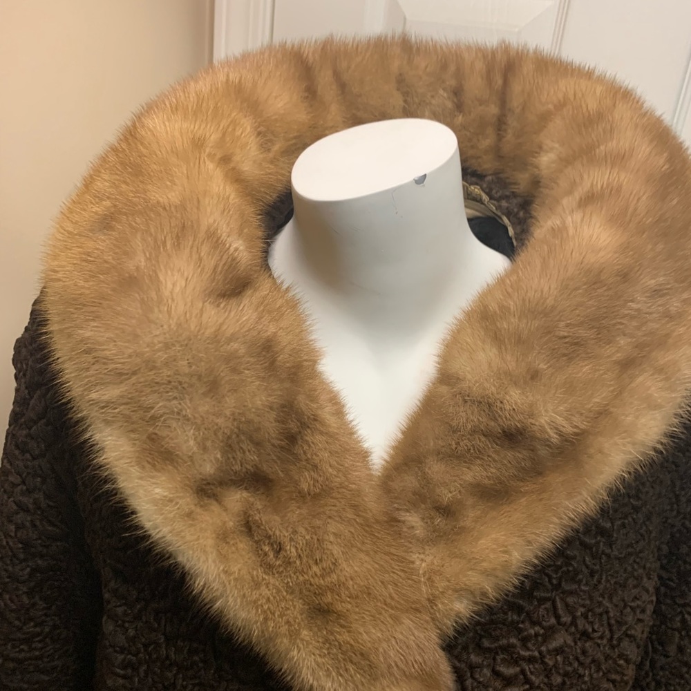Brown mink jacket - Picture 8 of 16